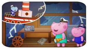 😱 Спасаем дедушку маяк! сломался 🏮 Бегемотики — развивающая мультфильм для детей