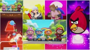 Лабубу против Супер Марио, Соника и Энгри Бердс: Музыкальный Баттл в Тайлс Хоп