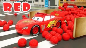 Играем с Тачками Дисней для детей и малышей - Молния Маккуин и Друзья - Мультики про машинки