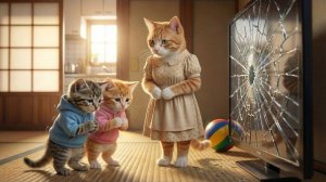 Два котенка разбили телевизор... Что сделала мама дальше, удивило всех!