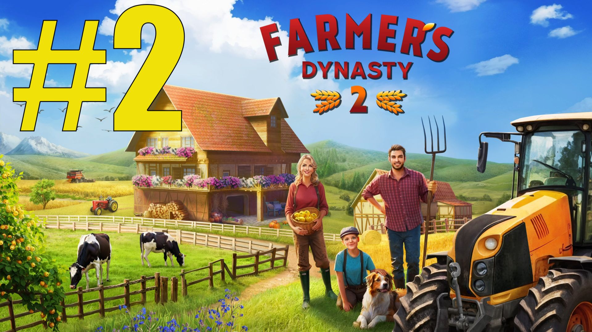 Farmers Dynasty 2 прохождение на русском #2 добыли культиватор