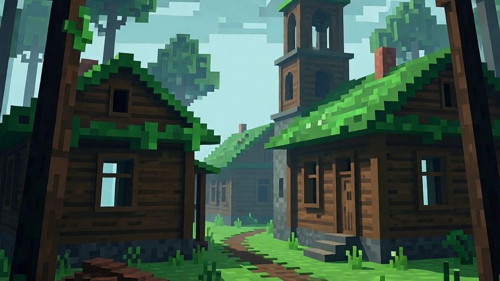 Забытая деревня № 45: история, что оборвалась в майнкрафт