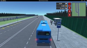 Я катаюсь на автобусе в Яндексе Игры и Водитель Московского Автобуса