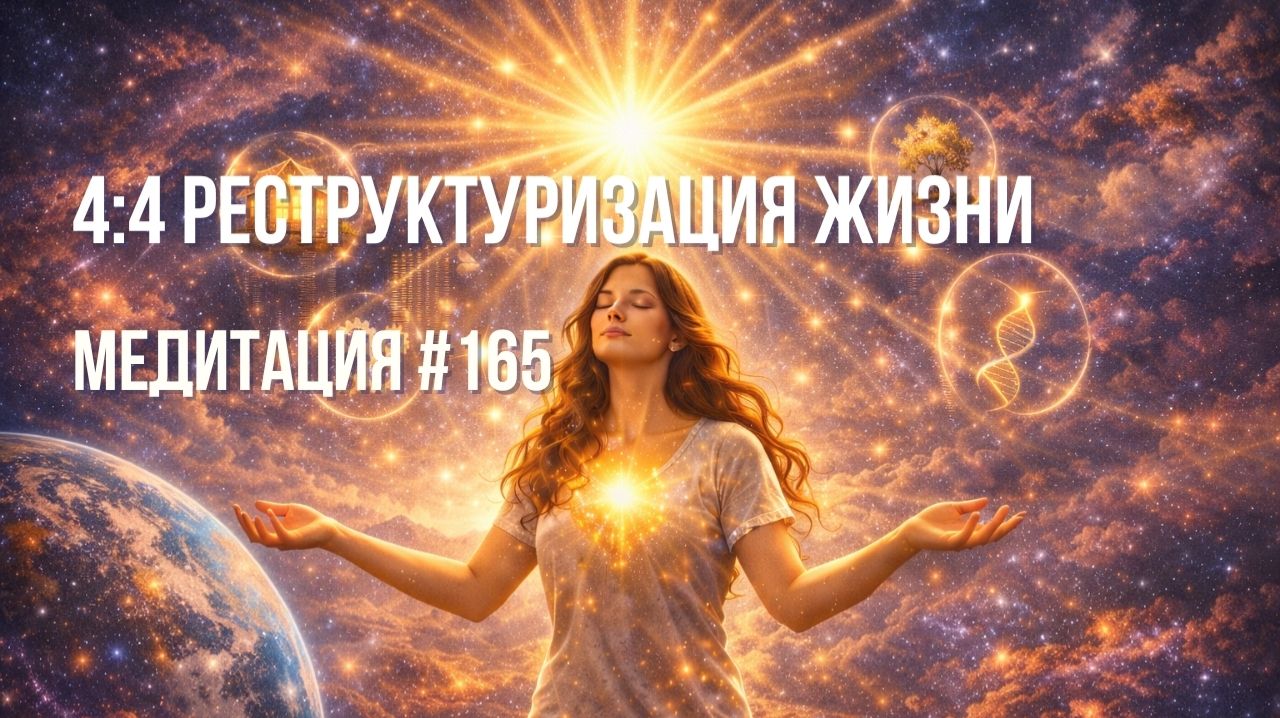 [Медитация #165] 4:4 Реструктуризация жизни