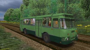 Поездка на ЛиАЗ-677МБ по маршруту №106 по карте Русская Глубинка 2.6