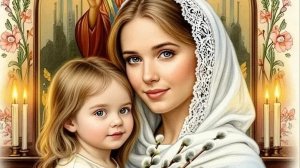 Вербная неделя. С праздником Вербного воскресенья. Красивая музыкальная открытка.