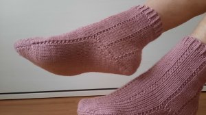 НОСКИ Saten с необычной пяткой.