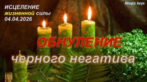 Обнуление💥 ЧЁРНОГО НЕГАТИВА💥Исцеление ЖИЗНЕННОЙ СИЛЫ❤ 🌳