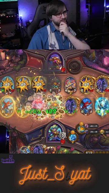 Дейдара  -  искусство взрыв ! #hsbg   #just_svyat #heartstone #хартстоун #стрим