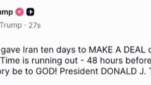 ‼️🇺🇸🇮🇷«Через 48 часов на Иран обрушится ад», — Трамп

«Помните, как я дал Ирану 10 дней, чтобы з