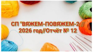 СП "ВЯЖЕМ-ПОВЯЖЕМ-2 //2026 год//Отчёт № 12