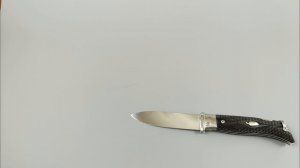 Складной нож с полированным клинком