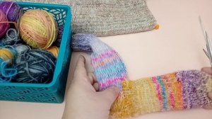 Продвижения по джемперу и носочки из остатков носочной ппяжи🧦🧦🧦