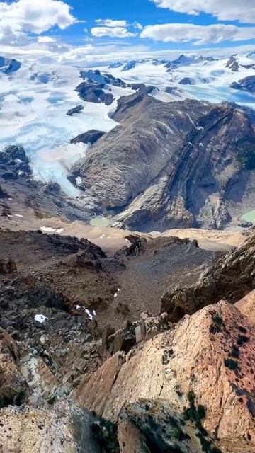 Кумбре Серро Сапата в национальном парке Торрес дель Пайн, Патагония, Чили