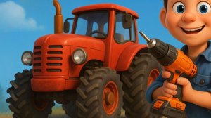МАЛЬЧИК НА ТРАКТОРЕ. ДЕТСКИЕ ПЕСНИ ПРО ТЕХНИКУ И МАШИНКИ
