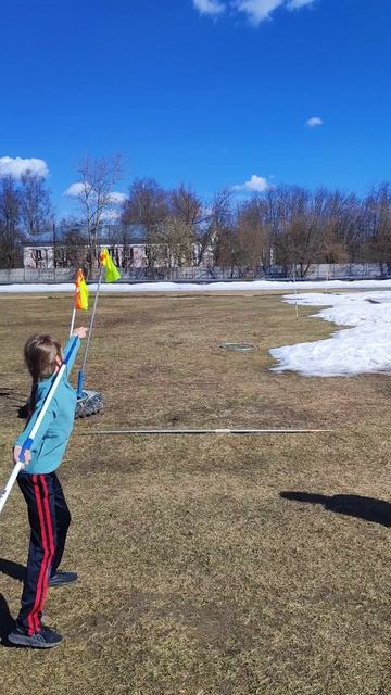 Метание копья. Открытие сезона.