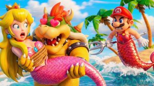 МУЛЬТИК - Марио и русалка Пич: история волшебной любви