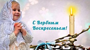 С Вербным Воскресеньем 1!!! Анимированная Праздничная открытка от Киностудии Мудрого Кота Тимофея