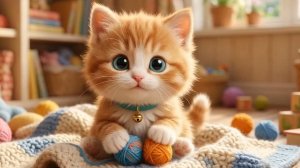 Мультики для детей. Весёлая песенка поёт котик. Видео про котиков