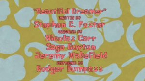 Губка Боб Квадратные Штаны _ Песня Пирата Пэтчи в титрах серии "Губка Боб застрявшие в холодильнике