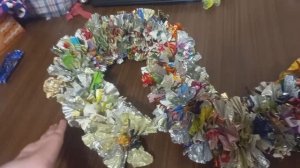 Как сделать гирлянду из ФАНТИКОВ!