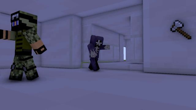 Моя битва против Андрея, вторая анимация Майнкрафт
