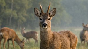 Косуля на тропе