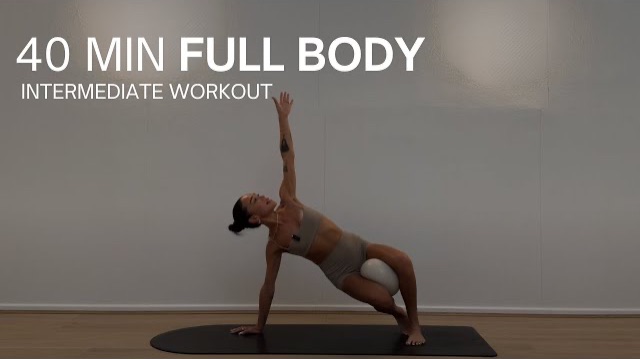 40 МИНУТ  ПИЛАТЕС НА ВСЕ ТЕЛО | ТРЕНИРОВКА  ПИЛАТЕС-МЯЧОМ | ДОМАШНЯЯ ТРЕНИРОВКА