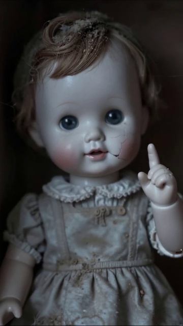 Заброшенная кукла: история старинного игрушечного друга #кукла #ужасы #ретро