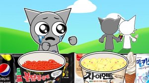 МАЛЫШ ГРЭЙ: БРОШЕН ПРИ РОЖДЕНИИ... СПРУНКИ МУКБАНГ в круглосуточном магазине | ASMR