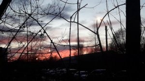 Вечерняя красота. Скоро у меня соревнования😃🏆🥇❤😉🙂