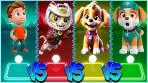 🐶 Щенячий патруль Coffin Dance 🐶 в Tiles Hop lvl 66 - Мультик Paw Patrol