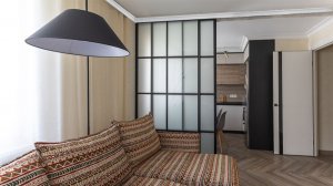 РАЗДВИЖНАЯ ПЕРЕГОРОДКА ДЛЯ ЗОНИРОВАНИЯ 018