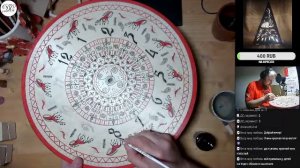 Творческий стрим. Не лепка. Мезенская роспись. Часы. Продолжение #ДС_керамист #DSceramist