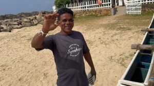 рыбаки и лодки Шри - Ланки