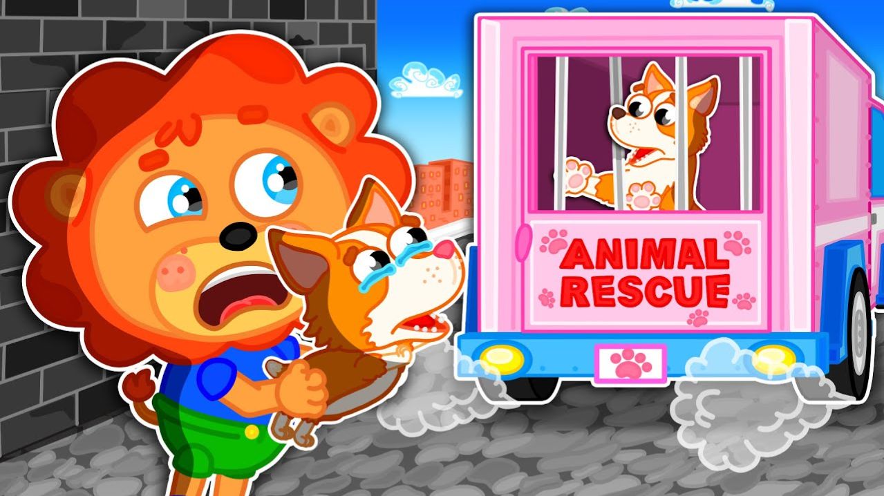 33 Маша и Леопольд. Спасение щенка - Мультик для детей