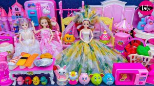 Играем в игрушки из мультика принцесса кукла Барби. Мультфильм для детей. ASMR АСМР