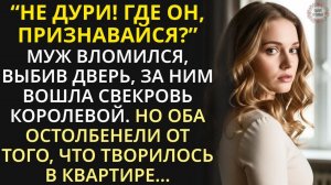 Где он? Говори! - муж и свекровь влетели в квартиру и принялись рыскать, но от увиденного оба встали