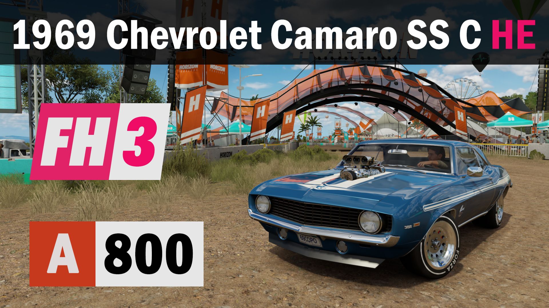 Forza Horizon 3 - 1969 Chevrolet Camaro Super Sports Coupe HE, Race