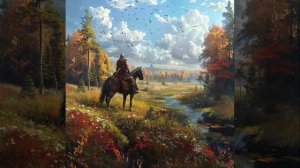 Как над русской над равниной