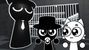 SPRUNKI МАЛЫШКА ВЕНДА И МИСТЕР БЛЭК ИГРАЮТ В SPRUNKI MR BLACK PRISON RUN OBBY В ROBLOX  РЕАКЦИЯ