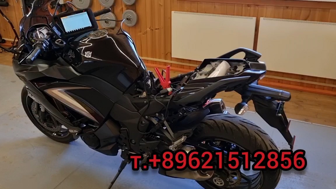 KAWASAKI NINJA Z1000SX 2020г. диагностика OBDSTAR MOTOMASTER г.Хабаровск