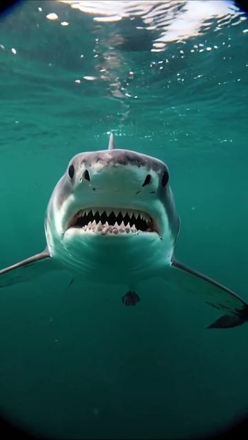 Ужасный мир акул: взгляд из воды #акулы #океан #дикаяприрода