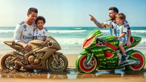 Месси и его сын смеются над плачущим Роналду! Супер Мультики для детей. Детские мультики