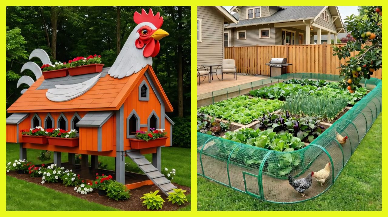 Идеи для летнего курятника и содержания кур на даче: уют, польза и радость 🐔🏡