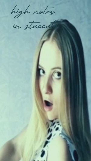 virtuoso vocal trill & high notes in staccato #singerAlinaHertz Mambo "Taki Rari" Yma Sumac