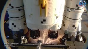 Запуск пилотируемой миссии Artemis II (Артемида-2) запечатленный камерами NASA. А она-то плоская! :)