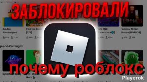 почему роблокс заблокировали 🤔!