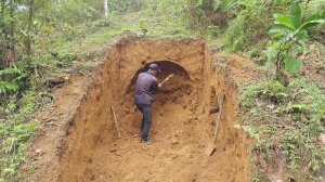 Строительство секретного подземного убежища под землей. Бушкрафт