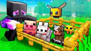 🍿 ✅ Я Собрал ВСЕХ Новых ДЕТЕЙ Мобов В Майнкрафт! ( и сделал вкусный шашлык )